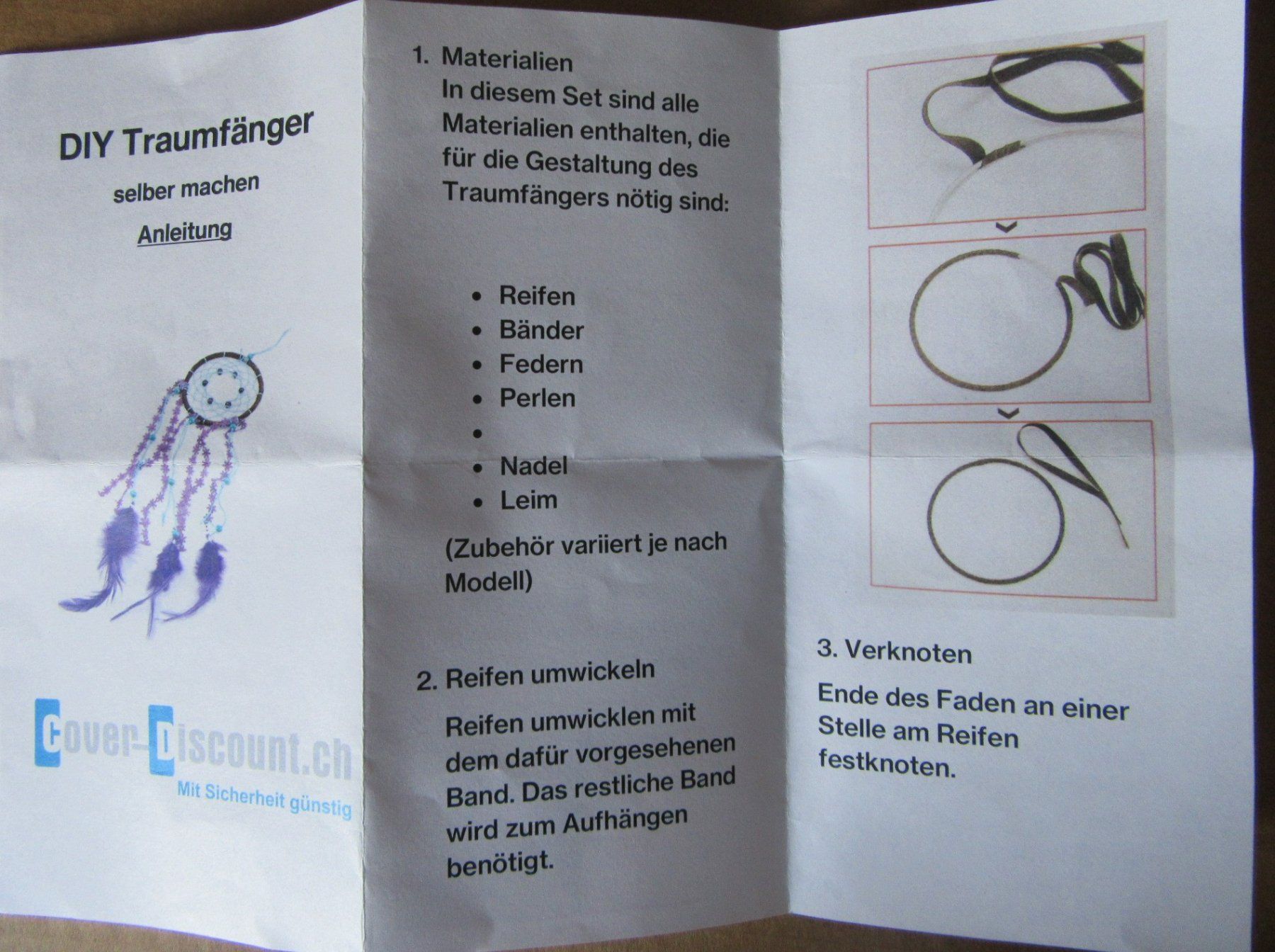 Bastelsets: DIY Traumfänger selber machen – Gebraucht aus Rüdtligen von Carfield04 1