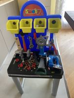 Smoby Werkbank, gut erhalten, komplett mit viel Zubehör!