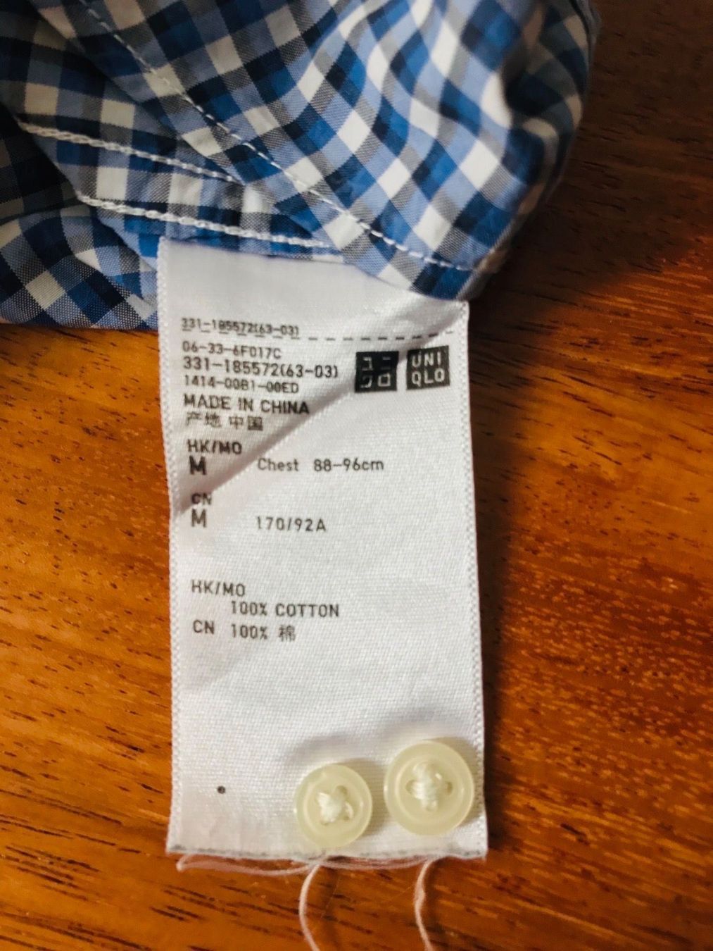 Camicie: UNIQLO Herrenhemd Gr. M – Usato da Neunkirch venduto da autoscooter57 5