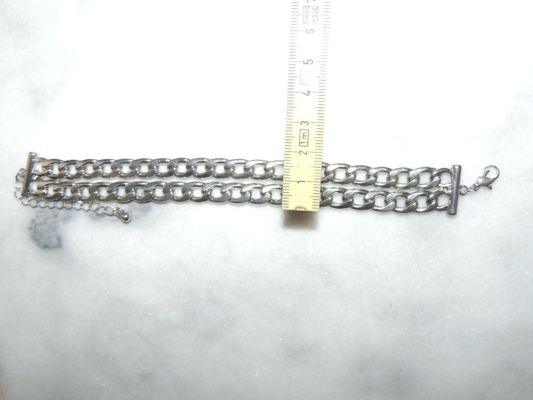 Olga Ribler Bracciali & Braccialetti: SCHÖNE ARMKETTE VERSILBERT 20 CM 38 G NEU – Nuovo (secondo la descrizione) da Au ZH venduto da FashionConsultant 5
