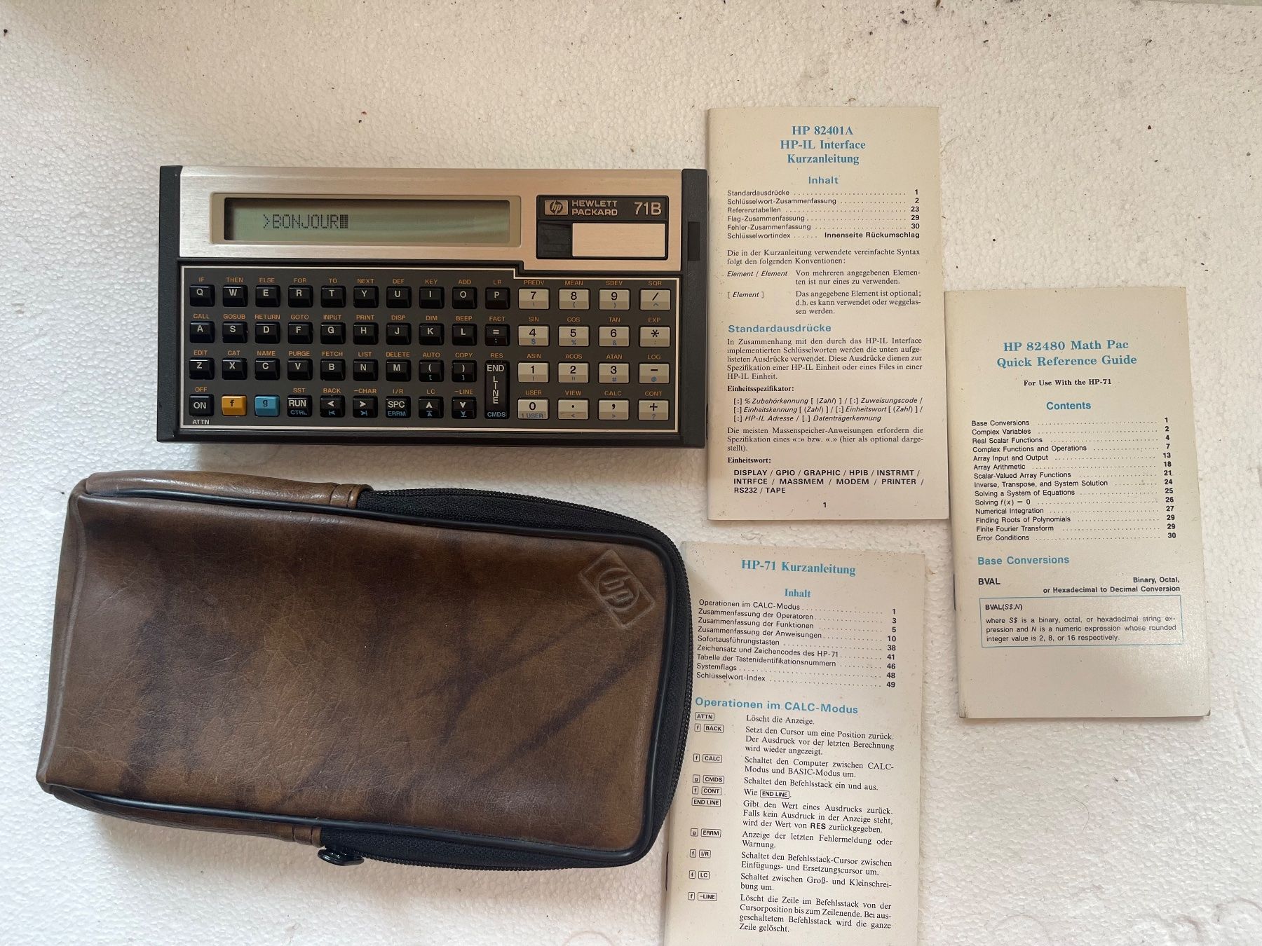 Hewlett Packard Calcolatrici tascabili: Calculatrice HP 71B – Usato da Delémont venduto da Cannonus 1