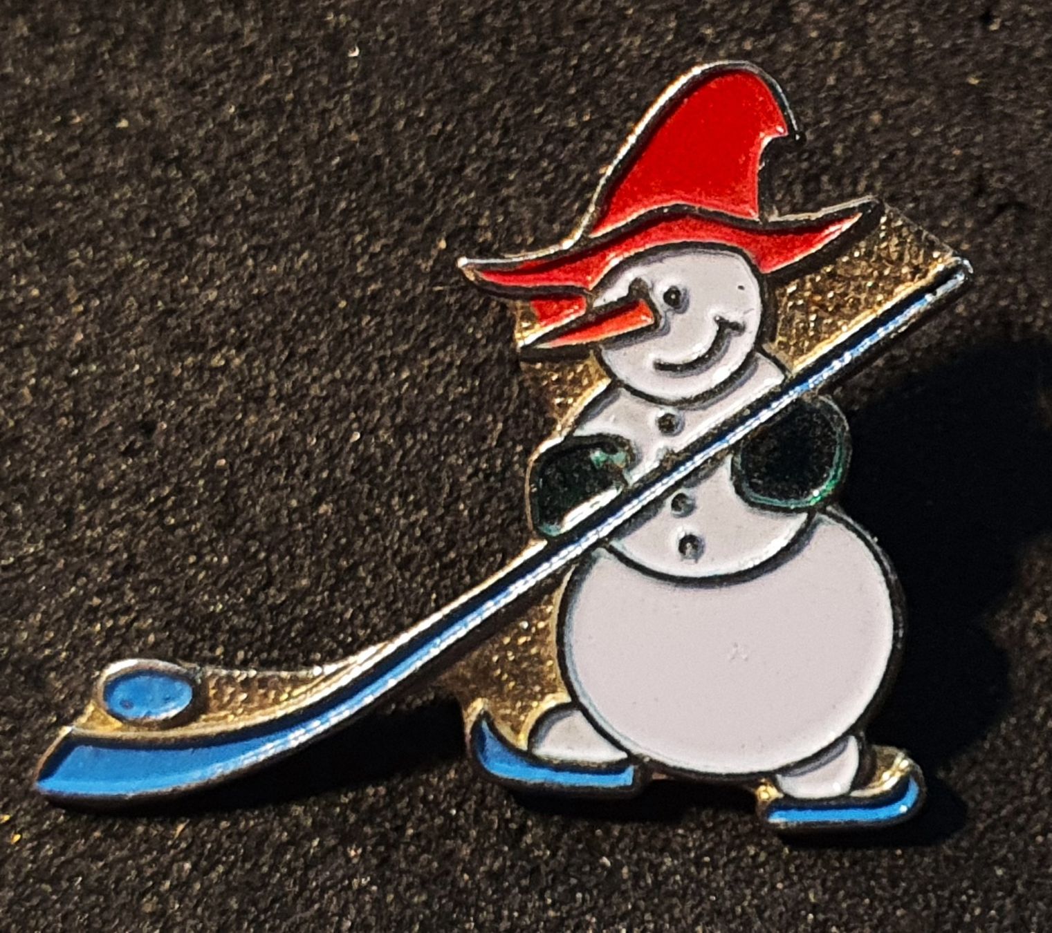 Placchette & Badge: BB963 - Pin Eishockey Schneemann – Usato da Reinach BL venduto da Boston-Verkauf