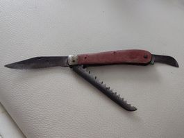 Bauernmesser von David Vonff mit Säge und Messer Vintage Rar