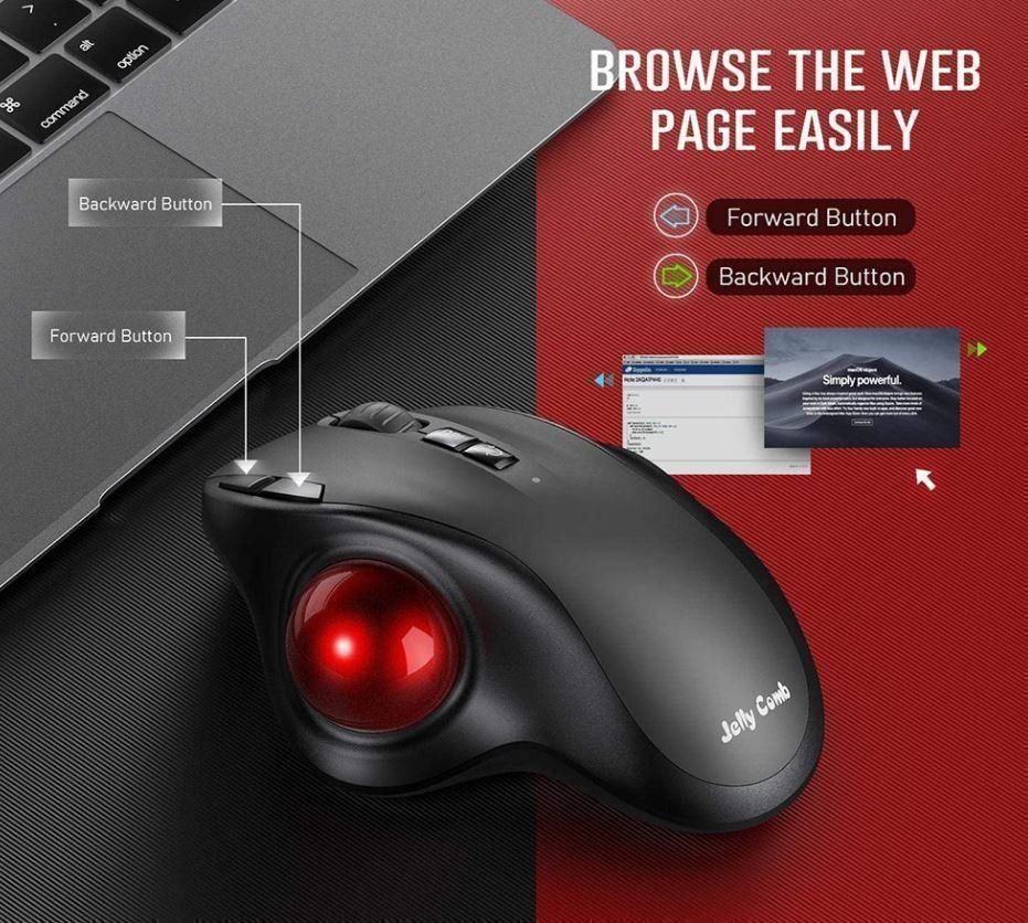 Mouse: Mous Wireless Trackball Mouse – Nuovo e nell'imballaggio originale da Unterägeri venduto da RmOnline 6
