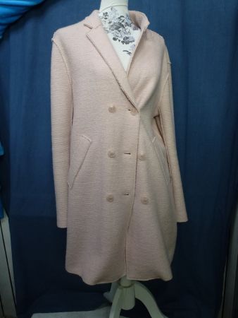HILFIGER MANTEL WOLLMISCHUNG PUDERROSA GR M NOCH NIE GETRAGE
