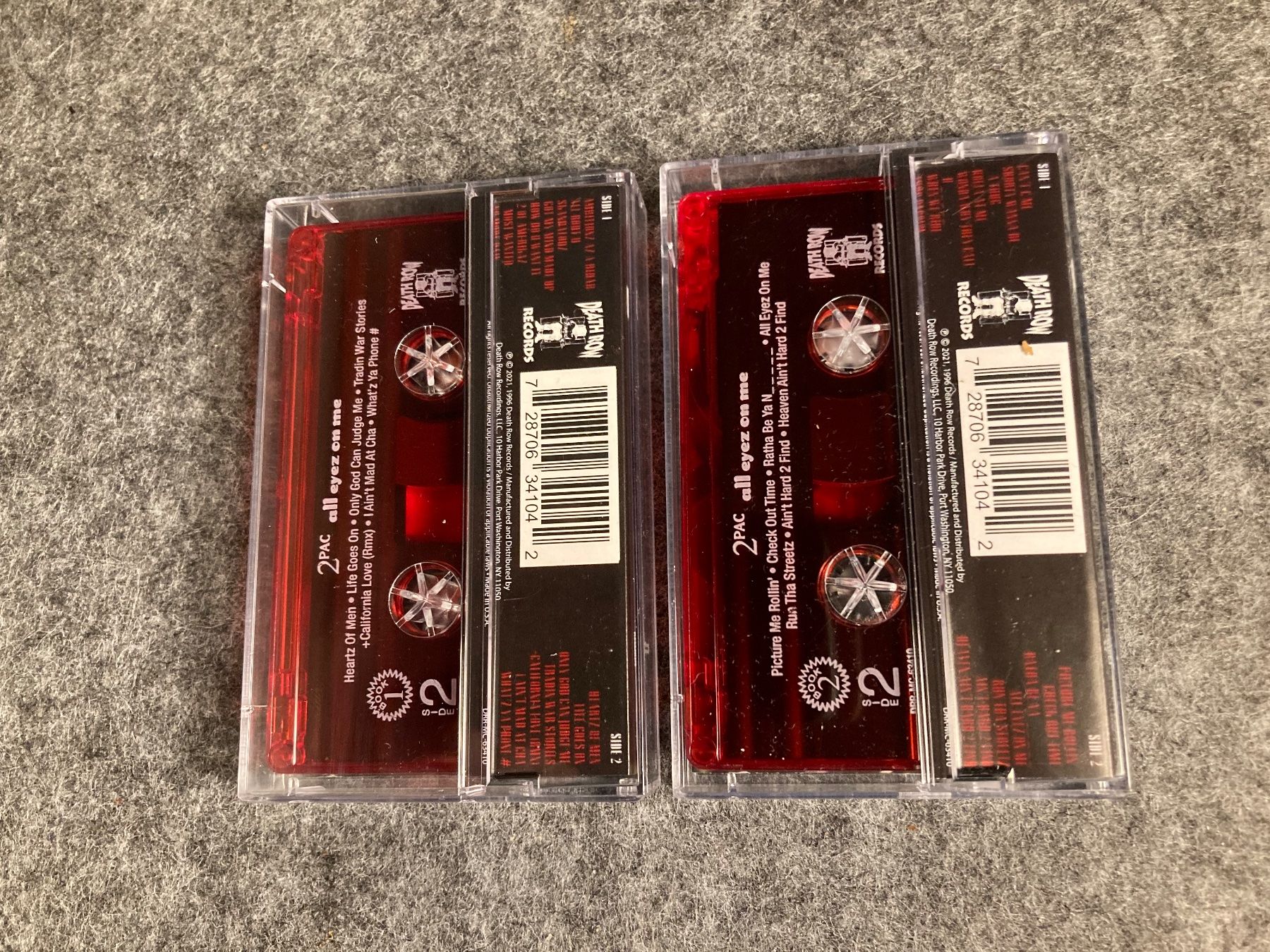 Kompaktkassetten: 2Pac - All Eyez On Me "Translucent Red" (MC) – Neu (gemäss Beschreibung) aus Fribourg von Karushi 2