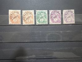 Série complète neufs* type Blanc préoblitérés 1922