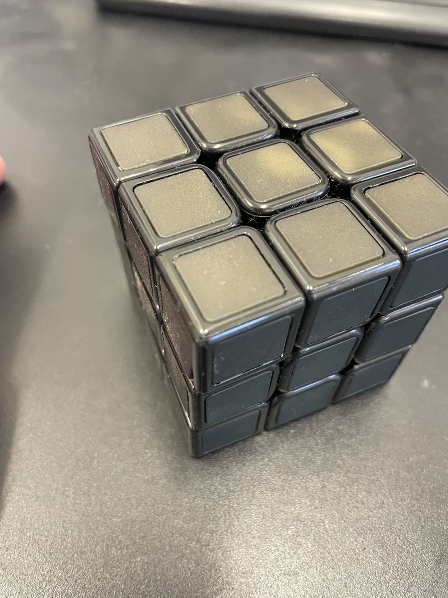 Spiele: Rubiks Cube black – Gebraucht aus Wattwil von Weinachtsmann 1