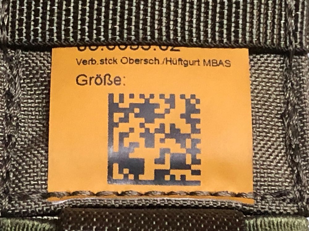 Schweizer Armee MBAS Verbindungs Stück Armeetasche GT Weste (Gebraucht ...