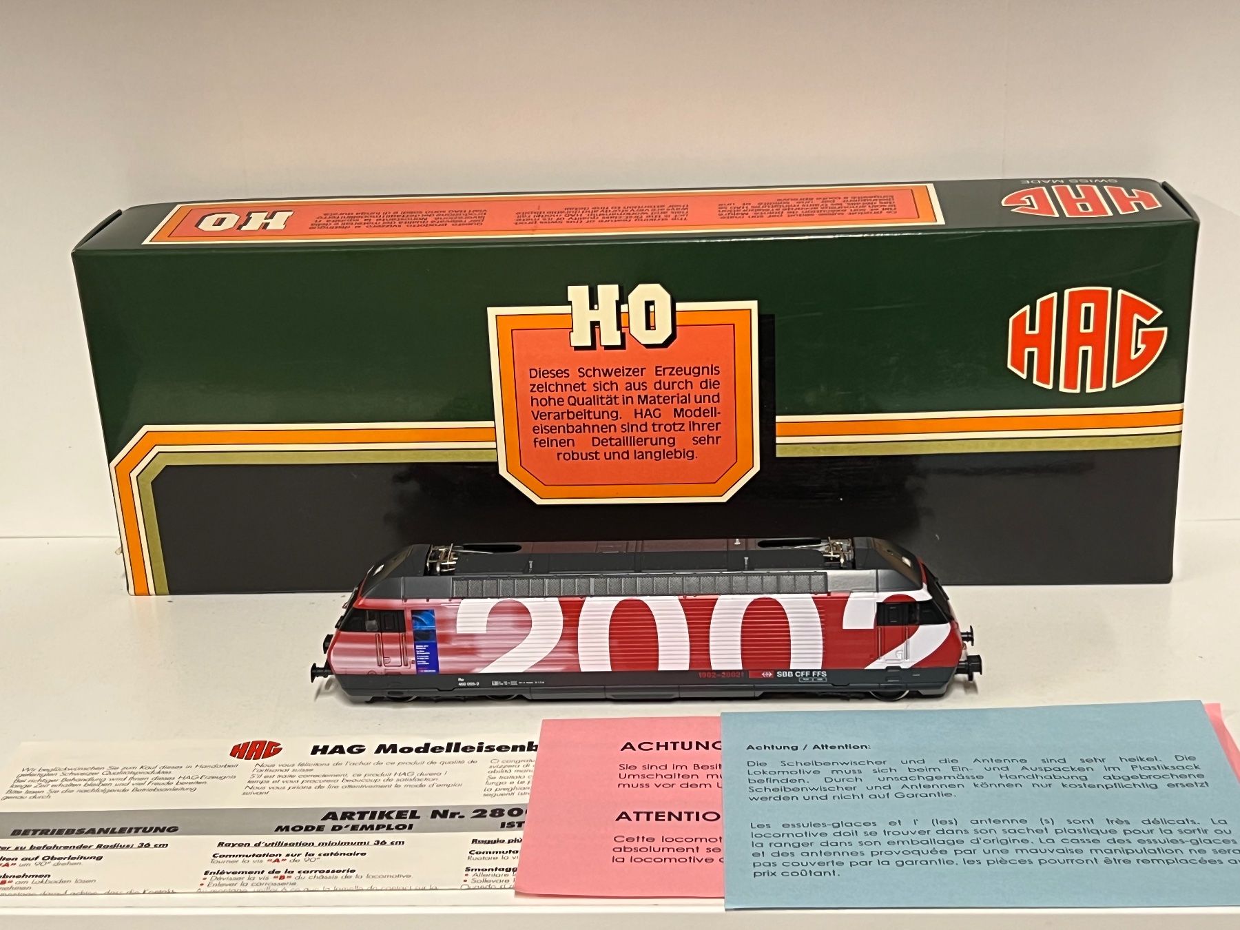 Hag Modellini di ferrovie: HAG Re 4/4 SBB Typ 460 Nr.280 AC H0 Digital – Nuovo (secondo la descrizione) da Neuenhof venduto da ludovicco 7