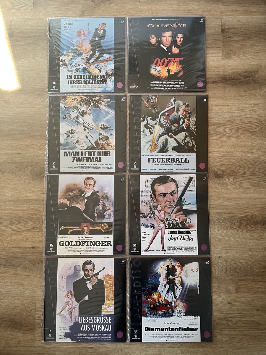 Dischi rigidi: Laserdiscs „James Bond“ – Usato da Niederdorf venduto da Fay1993 1