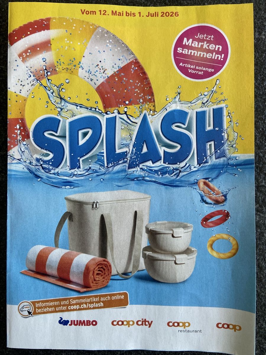 Coop Timbres & points: 2 volle Karten, Coop  Splash – Neuf (Voir description) à Schwarzenburg par Aha016 1
