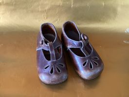Bally / alte Kinderschuhe / Schuhlänge 12,3cm / Puppenschuhe