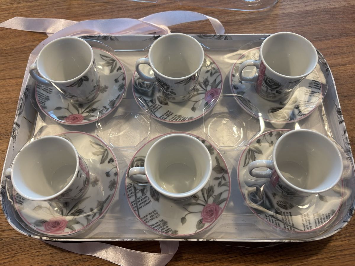 Tassen: Espresso Tassen Neu – Neu und originalverpackt aus Kesswil von Branca-01