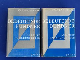 Bedeutende Bündner aus fünf Jahrhunderten. 2 Bände