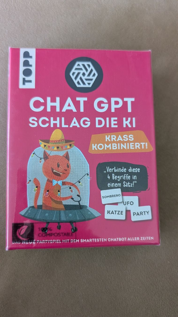 Giochi: ChatGPT - Schlag die KI – Nuovo e nell'imballaggio originale da Luzern venduto da RST90--
