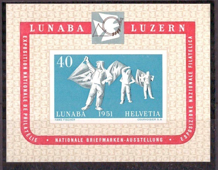 Tous les timbres: # 14 --- LUNABABLOCK POSTFRISCH – Neuf (Voir description) à Dübendorf par Piero2