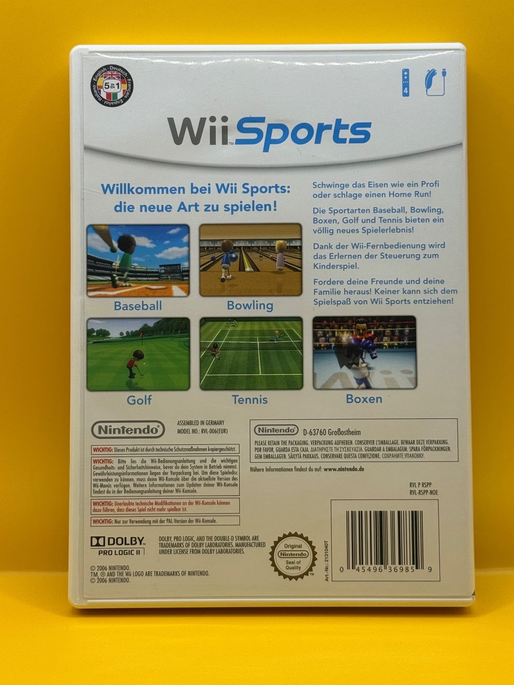 Nintendo Spiele: Wii Sports - Nintendo Wii – Gebraucht aus Dietikon von gab_qz7y 1