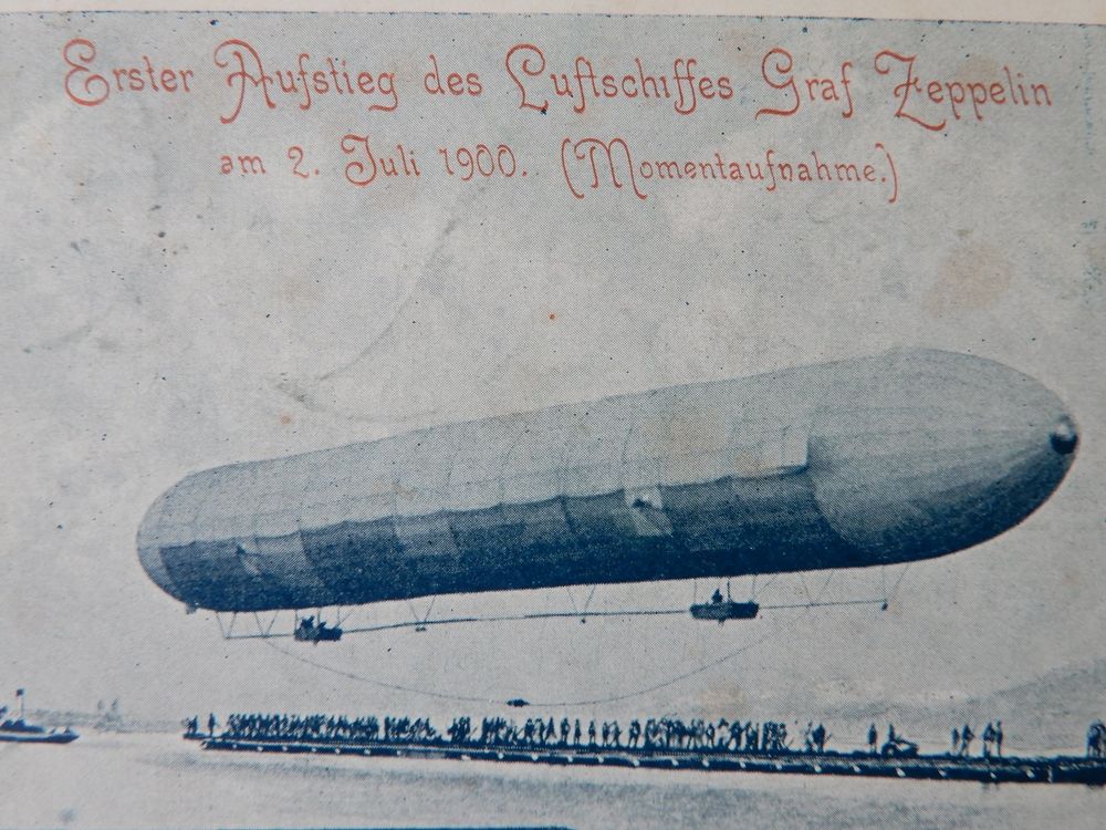2. Juli 1900,1. Aufstieg Luftschiff Graf Zeppelin Original (Gebraucht ...