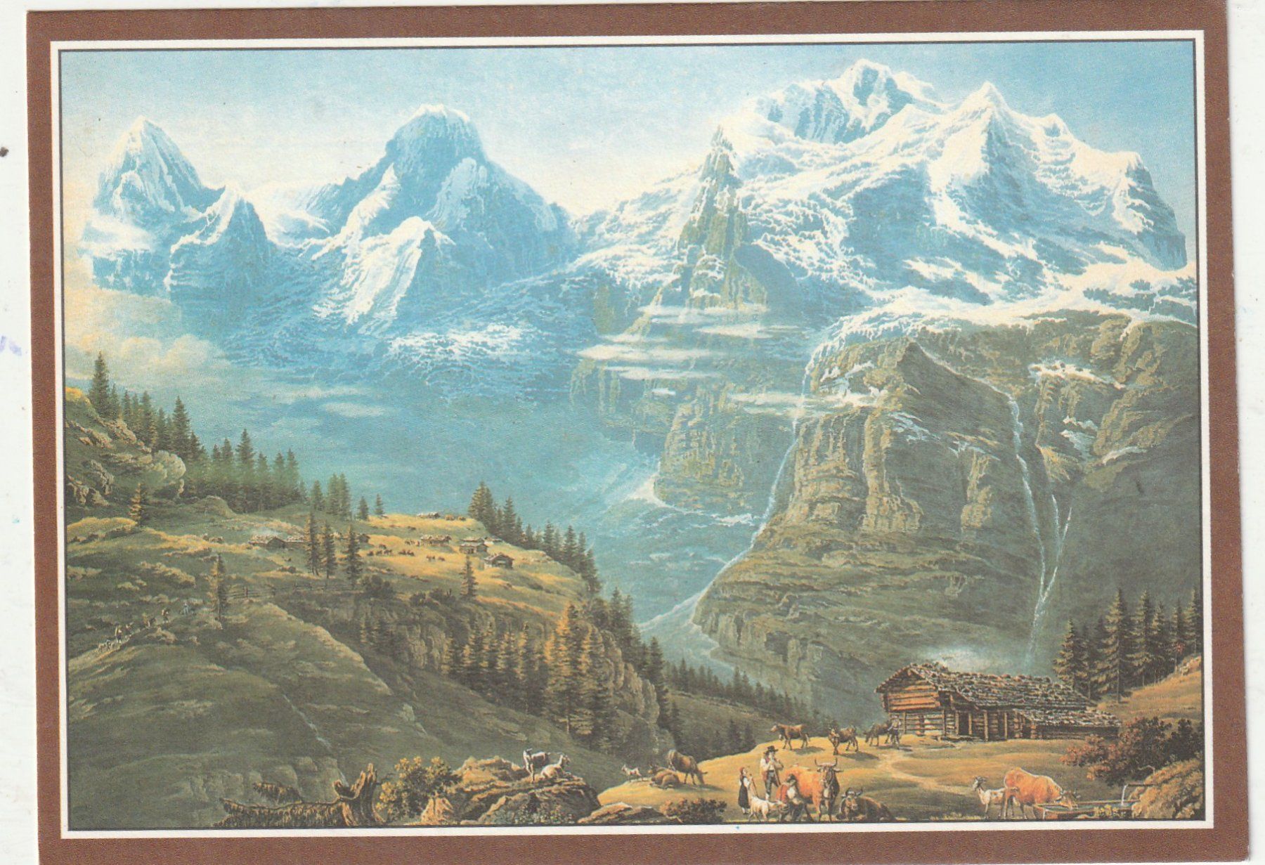 Ansichtskarten: Berner Alpen ??? – Gebraucht aus Lumbrein von made02