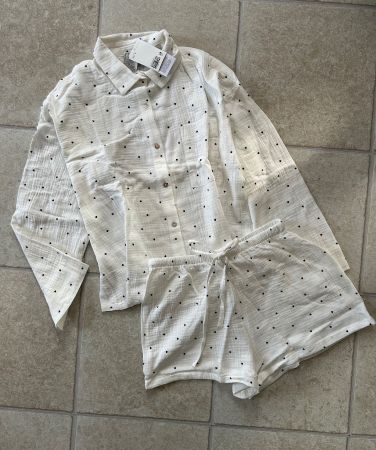 Pyjamas neufs à motifs de cœurs S H&M