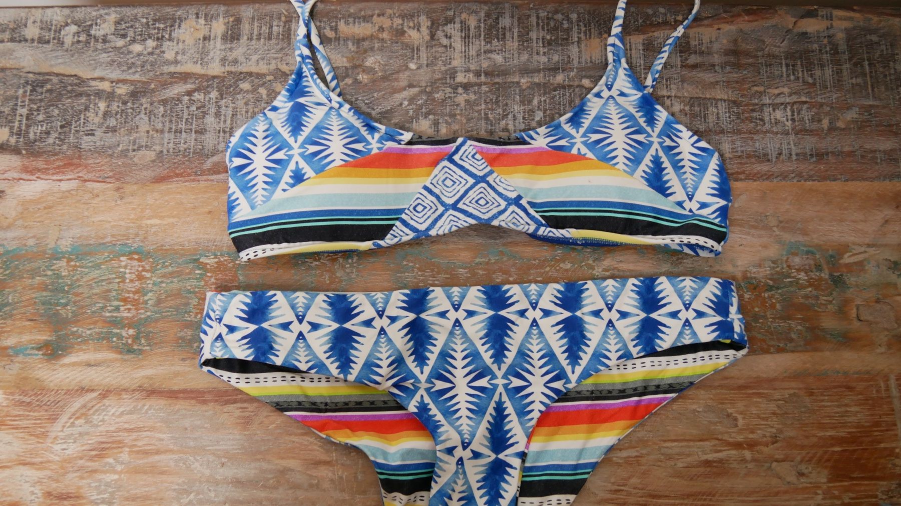 Rip Curl Badekleider & Bikinis: Ripcurl Bikini Blau Muster weiss – Neu (gemäss Beschreibung) aus Zürich von julia_vina 1