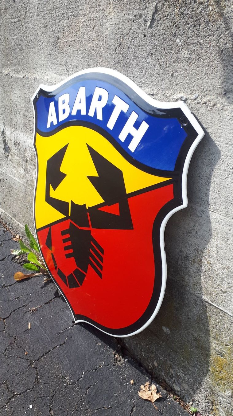 Insegne: Emailschild Abarth – Usato da Zürich venduto da timbuktu03 1