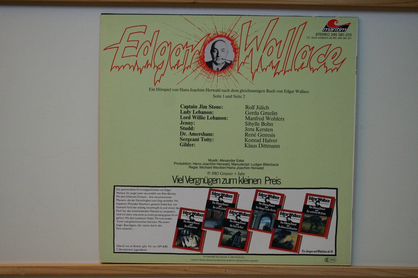 Schallplatten: LP Edgar Wallace – Gebraucht aus Wettingen von zibi137 1