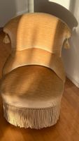 Stoffsessel Beige/samt