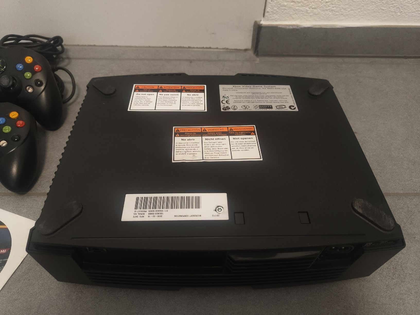 Microsoft Konsolen: Xbox + 4 Controller + Spiel – Defekt aus Frauenfeld von Kepow 3