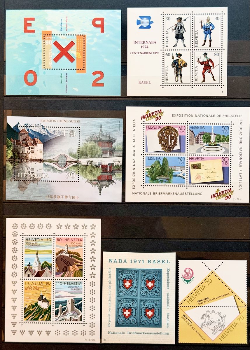 Tous les timbres: Frankatur CHF 100.- postfrisch – Neuf (Voir description) à Glattbrugg par Artos67 3