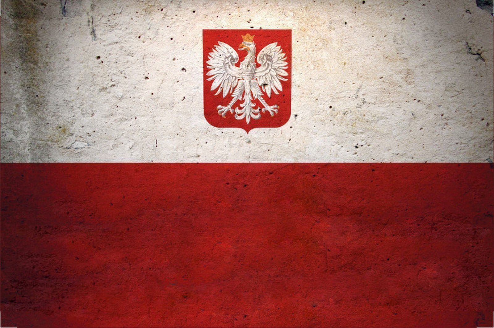 Insegne: Blechschild-LÄNDERFLAGGE POLEN – Nuovo e nell'imballaggio originale da Rupperswil venduto da big-one-sale
