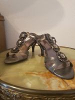 Schicke Designer Schuhe Sandalen 37 echtes Leder wie NEU