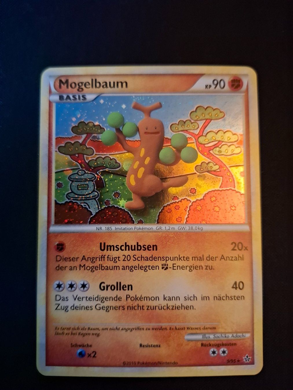 Pokémon Sammelbilder & Trading cards: Pokemon Mogelbaum Entfesselt 9/95 Holo – Neu (gemäss Beschreibung) aus Gammen von Karbax