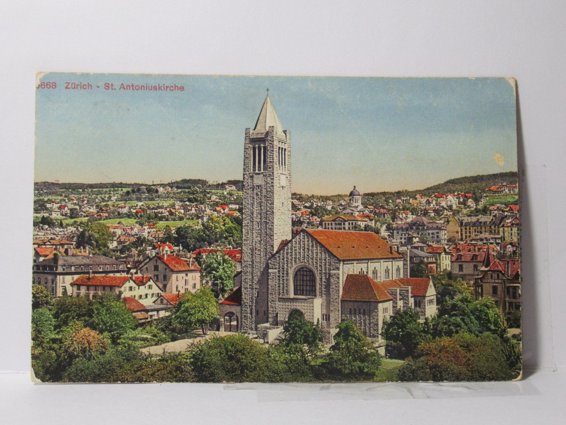 Ansichtskarten: Zürich , St. Antoniuskirche – Neu (gemäss Beschreibung) aus Grenchen von Bluemchen1900
