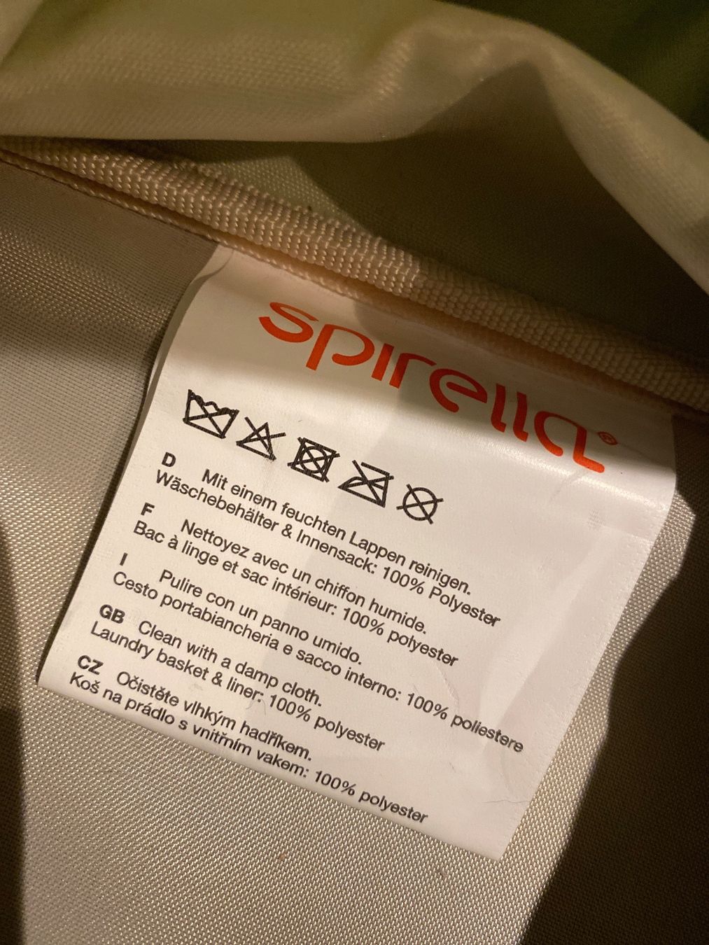 Spirella Wäschekörbe: Wäschesack von Spirella – Neu (gemäss Beschreibung) aus Buchberg von Delmonte 1