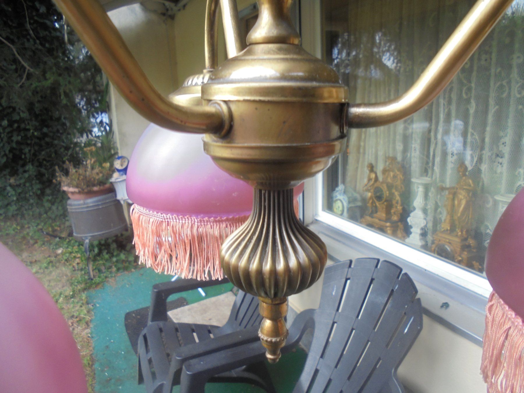 Lampadari & plafoniere: Alter Deckenleuchter 3 Flammig ca 1950 – Usato da Camorino venduto da Hunpete 2