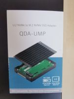 Adattatore QDA-UMP U.2 NVMe a M.2 NVMe SSD