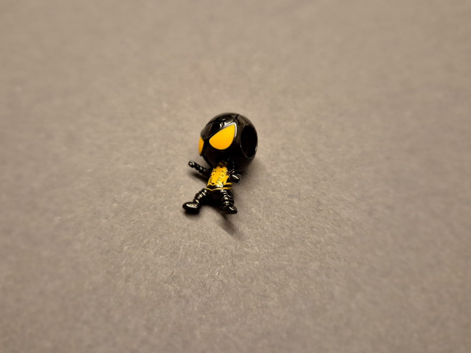 Anhänger: Silber Charm Spiderman schwarz +Garantie – Neu (gemäss Beschreibung) aus Rotkreuz von Carbone_Bijou-Shop 1