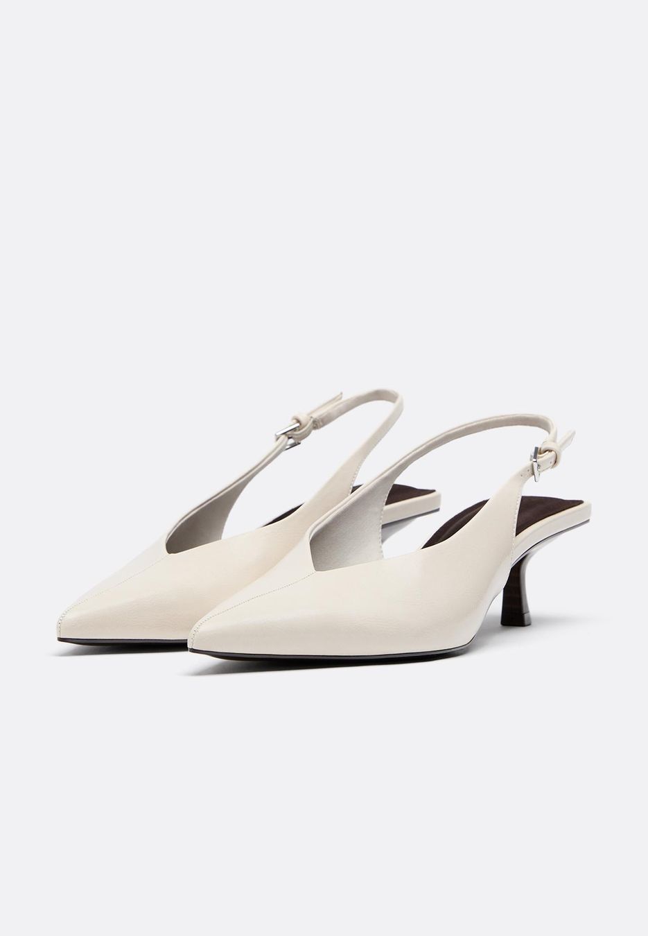 Damenschuhe: Pumps slingback weiss Grösse 39 – Gebraucht aus Zürich von iria.lena