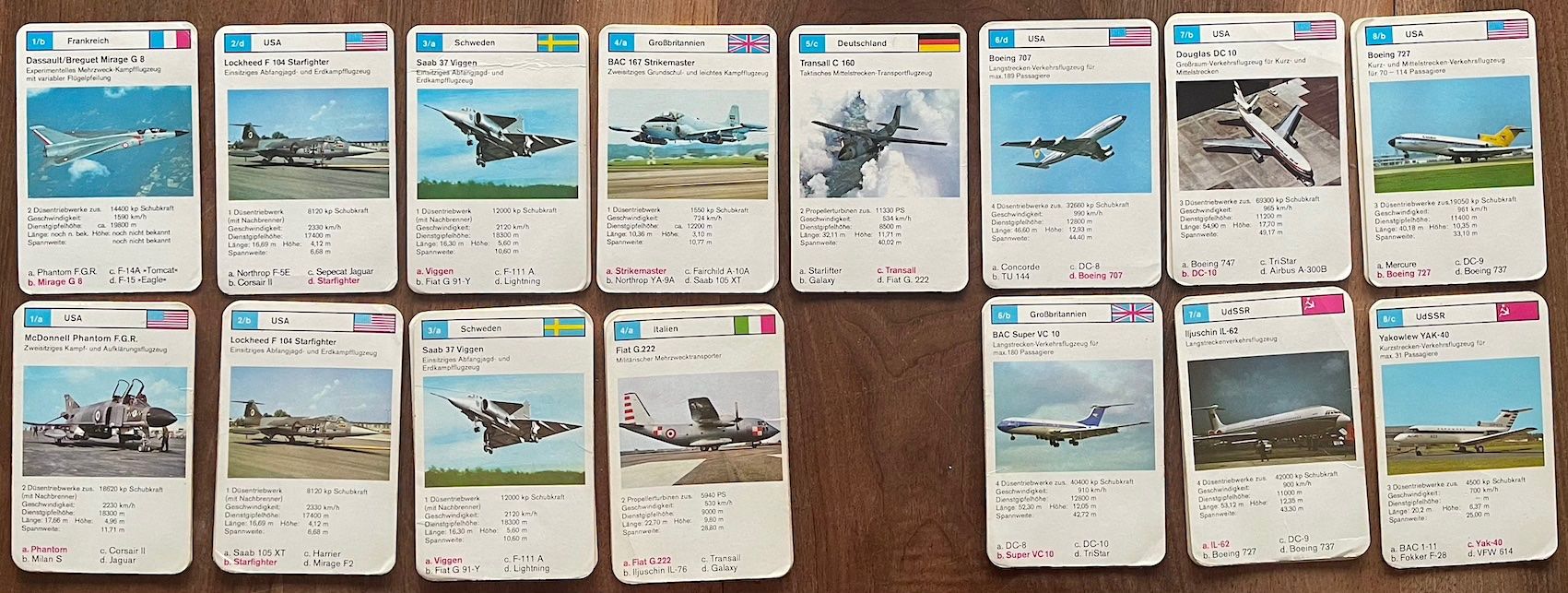 Giochi: Quartett Flugzeuge – Difettoso da Burgdorf venduto da Bsb7 1