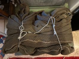 Ancien filet de camouflage militaire armée suisse