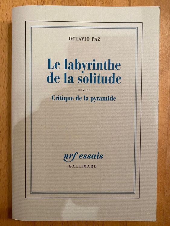 Le labyrinthe de la solitude Paz Octav Acheter sur Ricardo