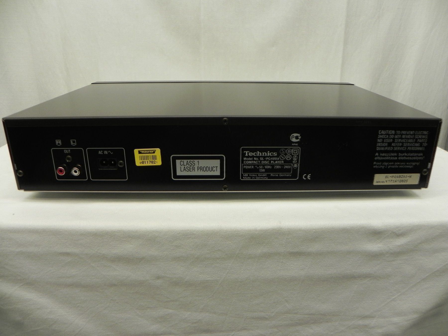 Technics Lettore multimediale & Streamer: Technics SL-PG 480A CD-Player – Usato da Basel venduto da Life-Style-Art 7