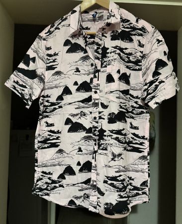 Chemise homme motifs japonais taille M neuve