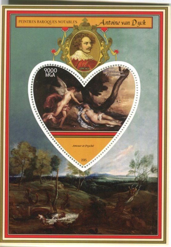 Tous les timbres: Block "Malerei. Anthonis van Dyck". Madagaskar – Neuf avec emballage d'origine à Basel par Butsch5