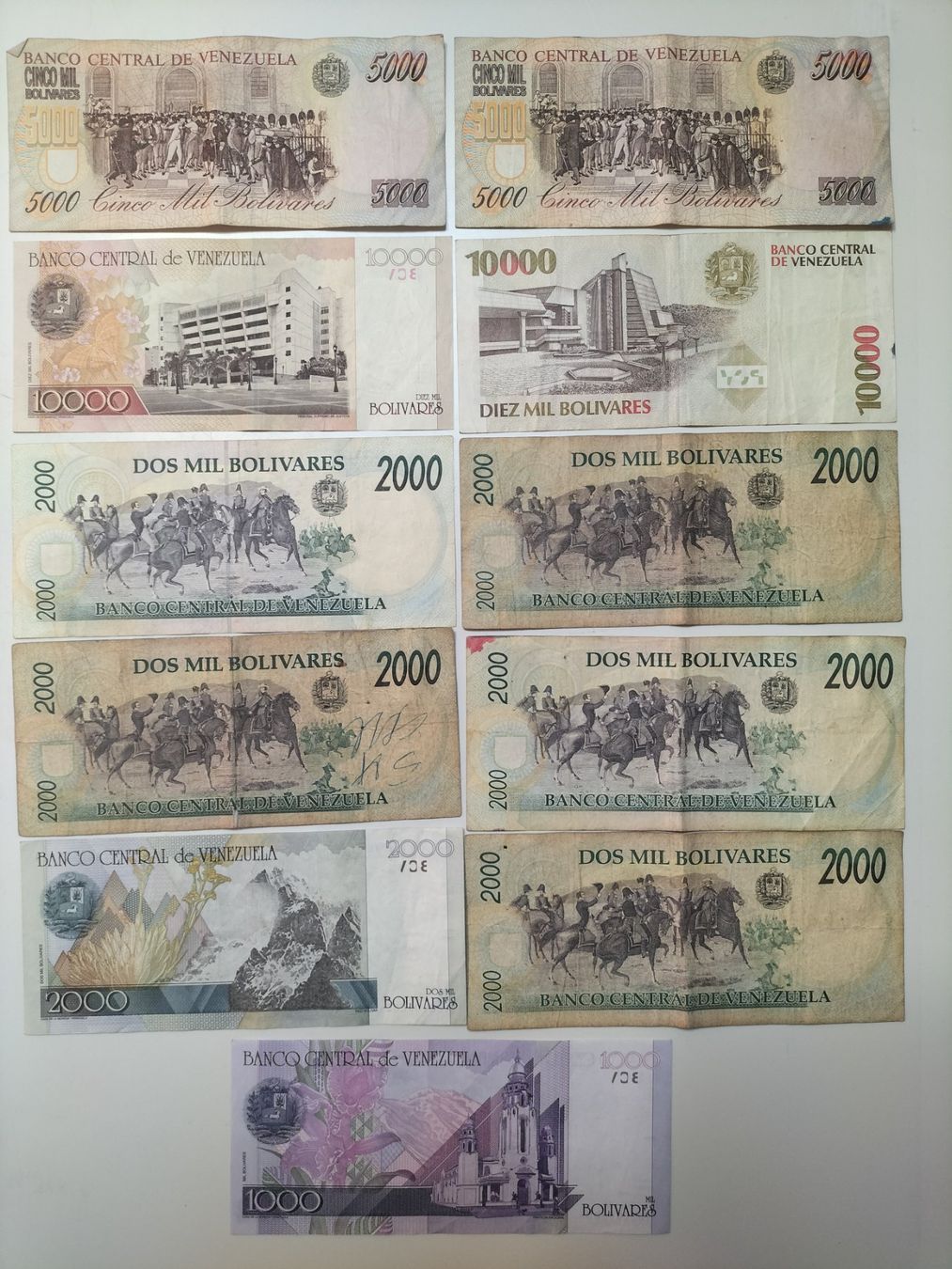 Banknoten: Venezuela - Banknotensammlung – Gebraucht aus Innerberg von simon30432 3