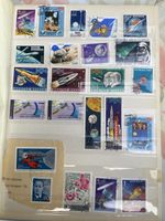 Album-Briefmarken Sammlung Weltraum  
