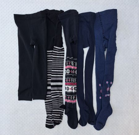 Strumpfhosen 5er Set Mädchen Grösse 110/116