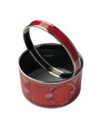 Hermes Bangle Bracelet Red Enamel Set